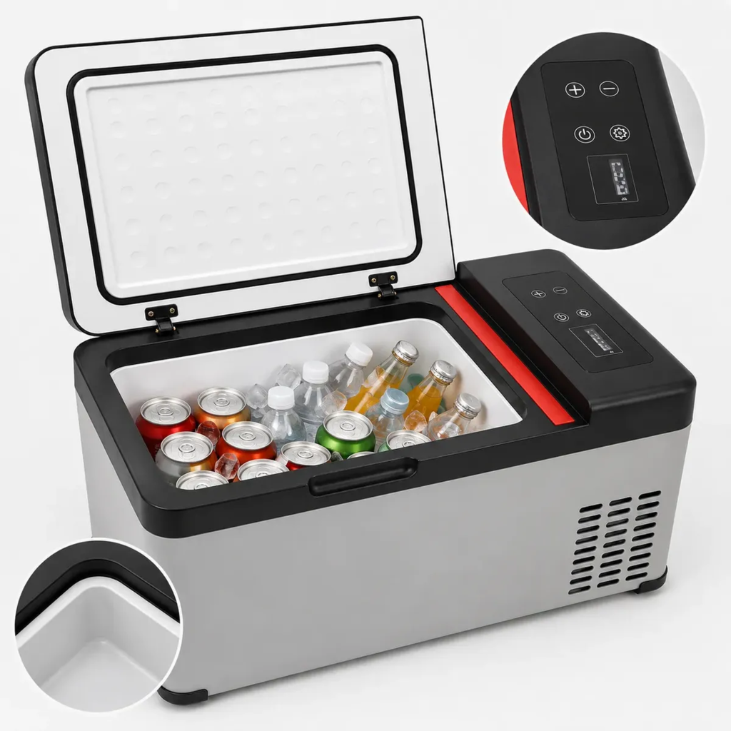 Geladeira Portátil Stonni 18L 12V/24V com Fonte Bivolt