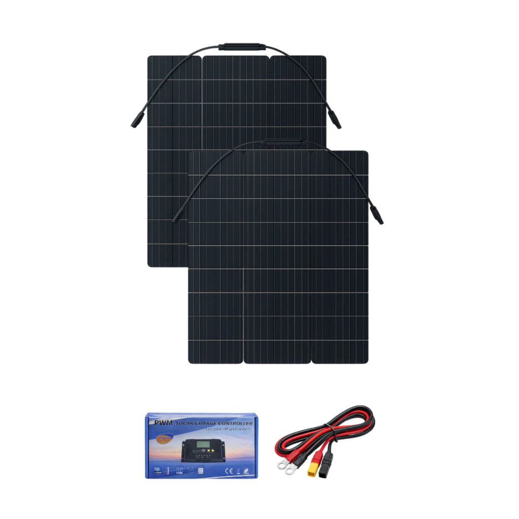 Kit Painel Solar 150W para Caminhão e Motorhome