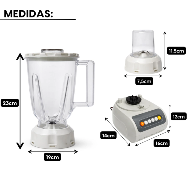 Liquidificador Stonni 12V 1,5L para Caminhão