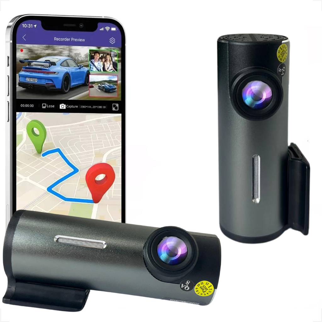 Câmera Veicular de Segurança Full HD com Wi-Fi