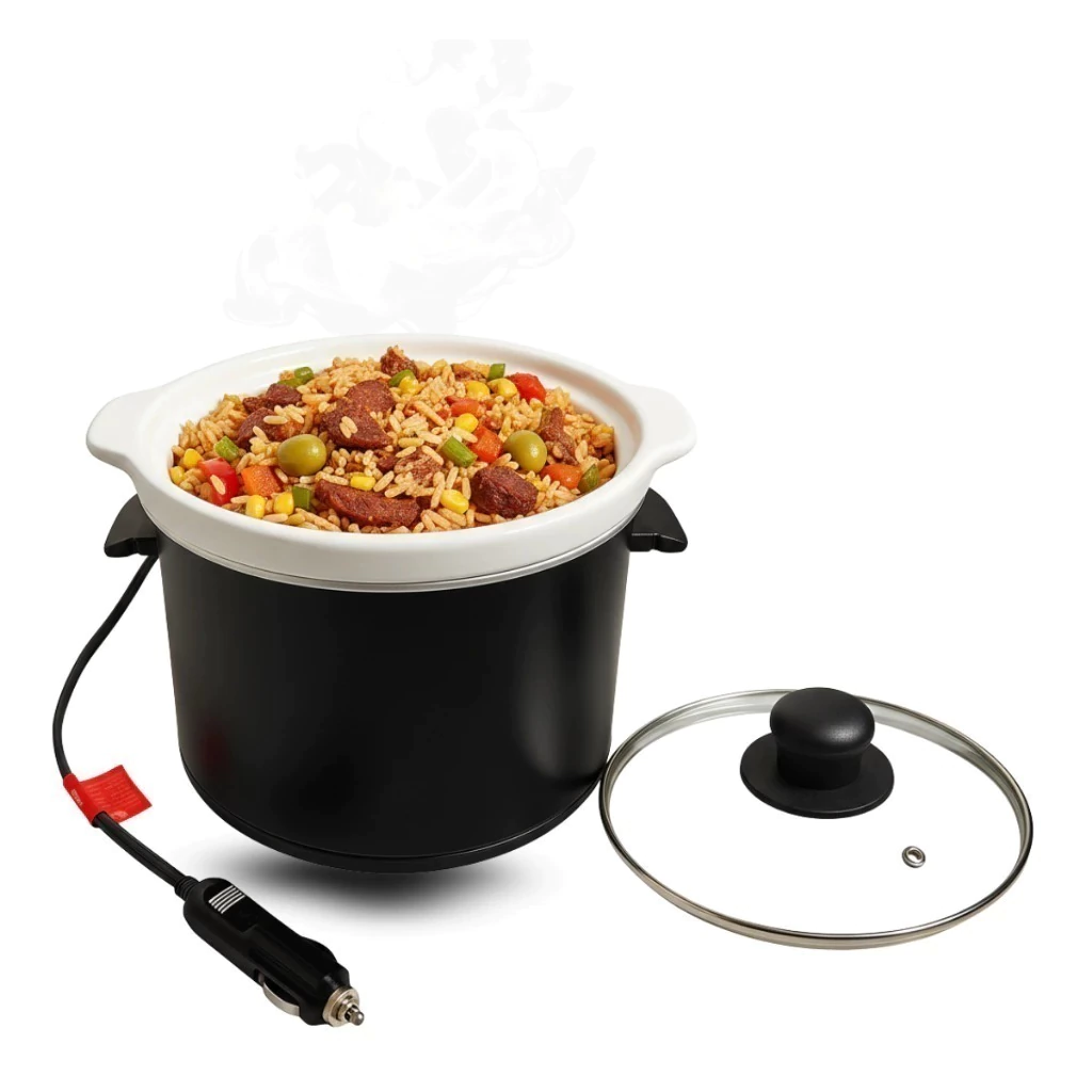 Panela Elétrica Stonni 12V 1,5L com Revestimento Cerâmico