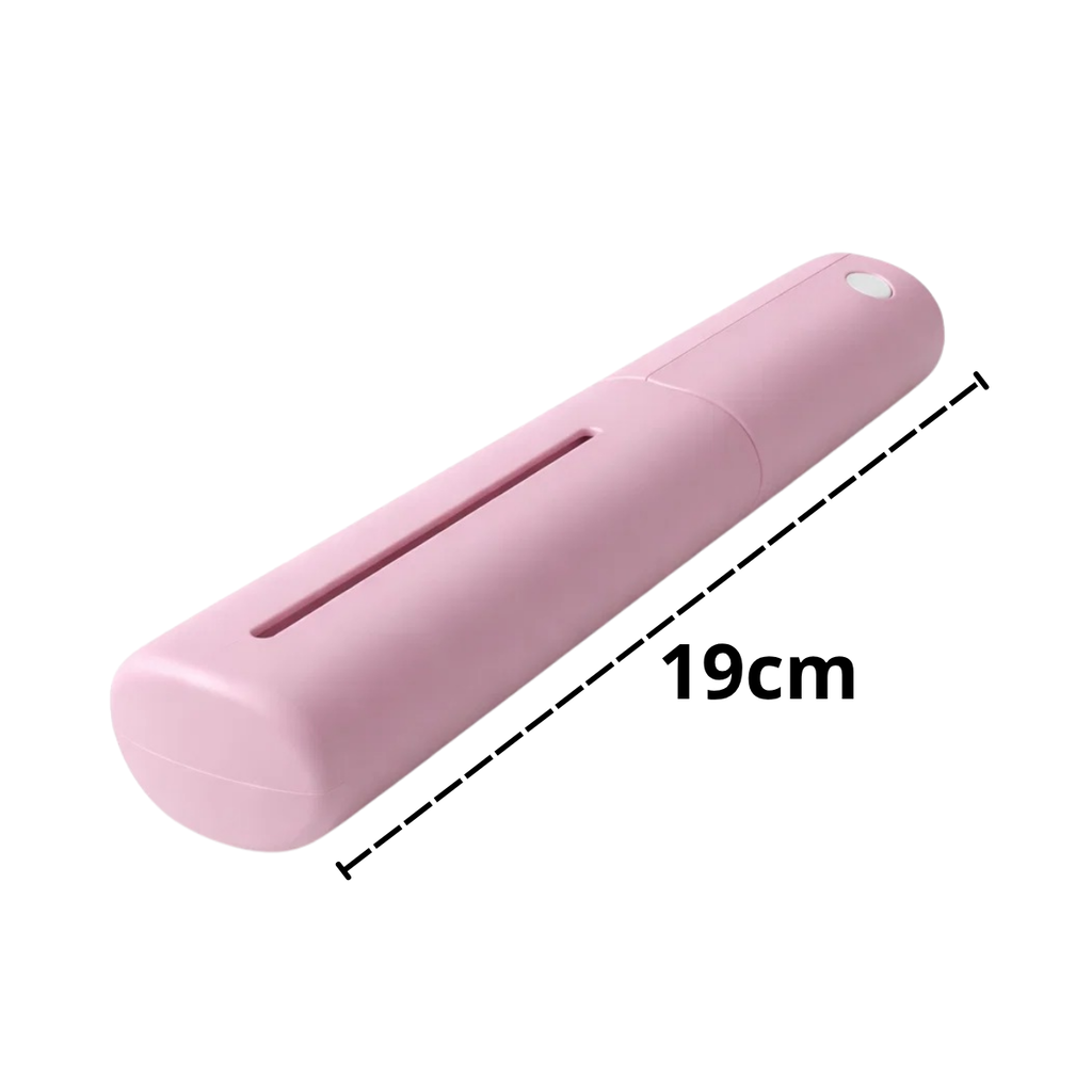 Escova Alisadora USB-C Portátil Recarregável Anti-Frizz
