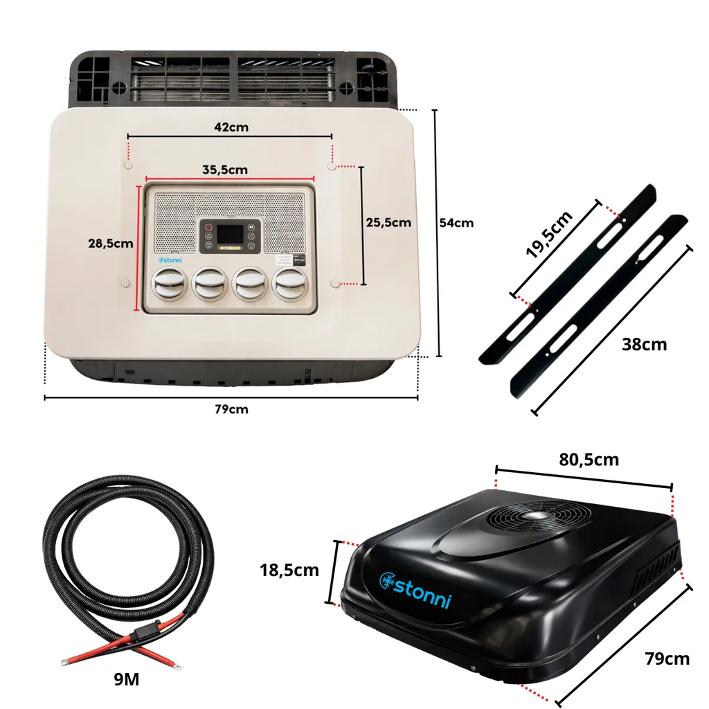 Ar Condicionado de Teto Stonni Advantage II 12V