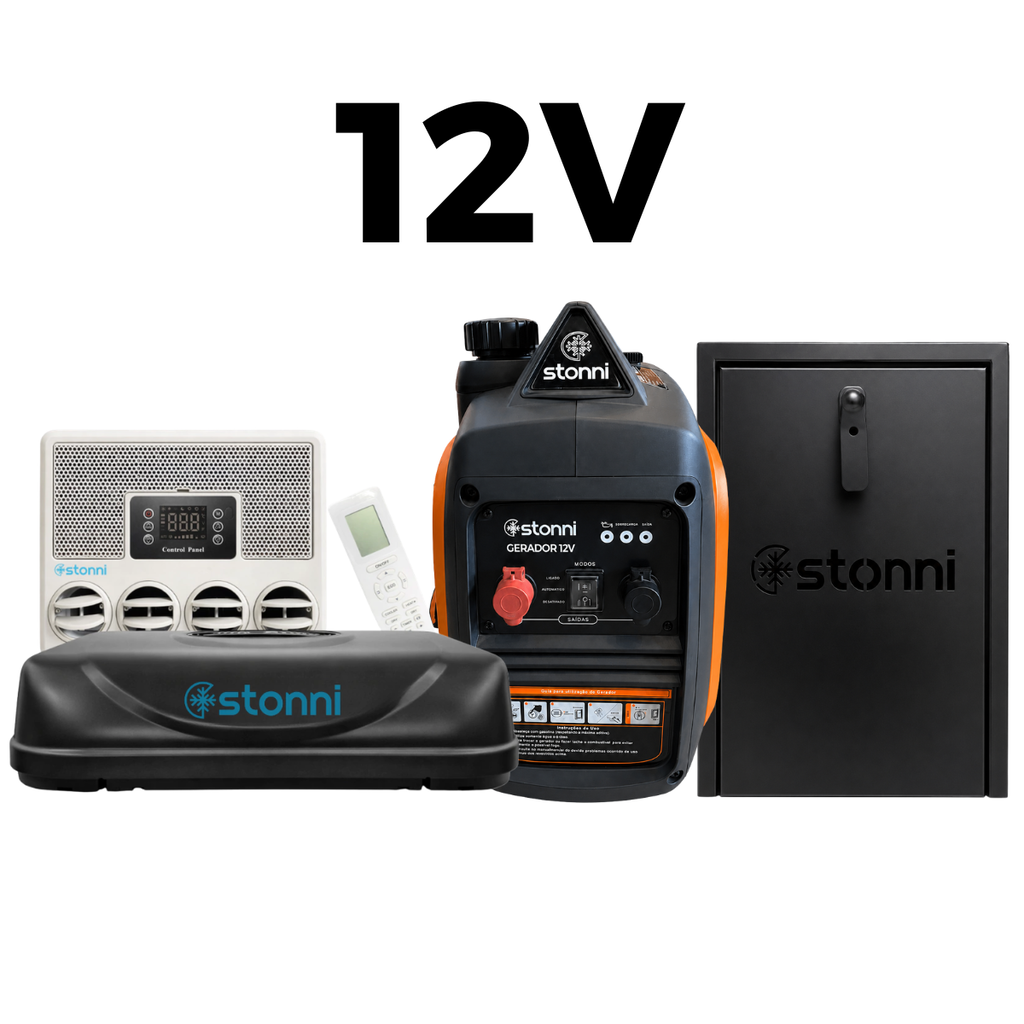 Combo Ar Condicionado Advantage II 12V + Gerador + Caixa