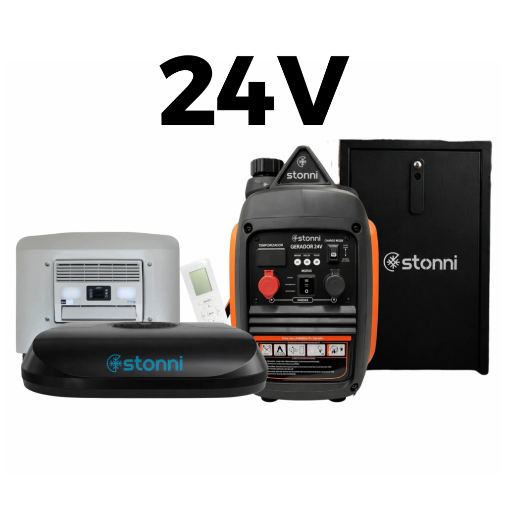 Combo Ar Condicionado G2 24V + Gerador + Caixa
